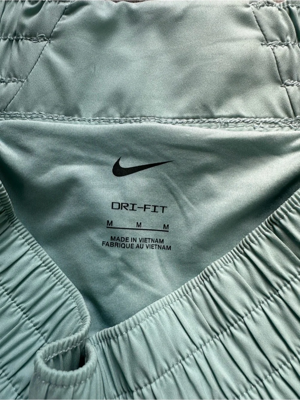 Nike Women's Dri Fit Mint Green Athletic Shorts